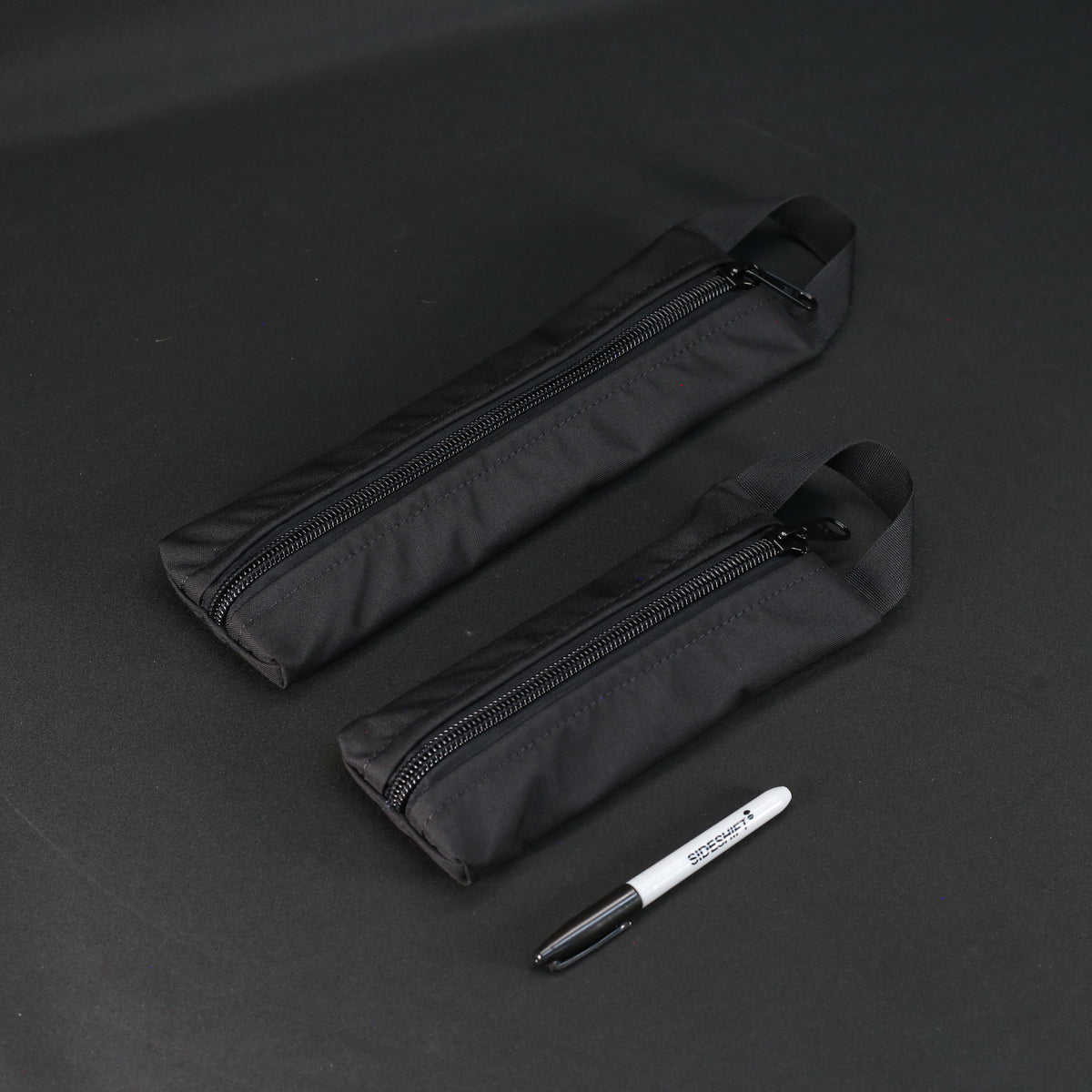 Grab Pouch in Black x Fluro Orange Special