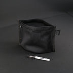 Mesh Stash Bag in Jet Black