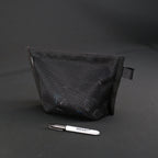 Mesh Stash Bag in Jet Black