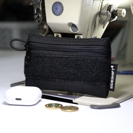 Pocket Pouch in Black w/ Front Loop