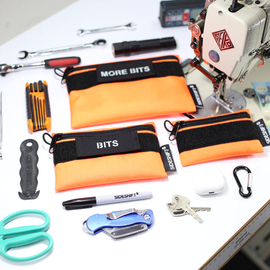 Organiser Pouches (3-Pack in Fluro Orange)