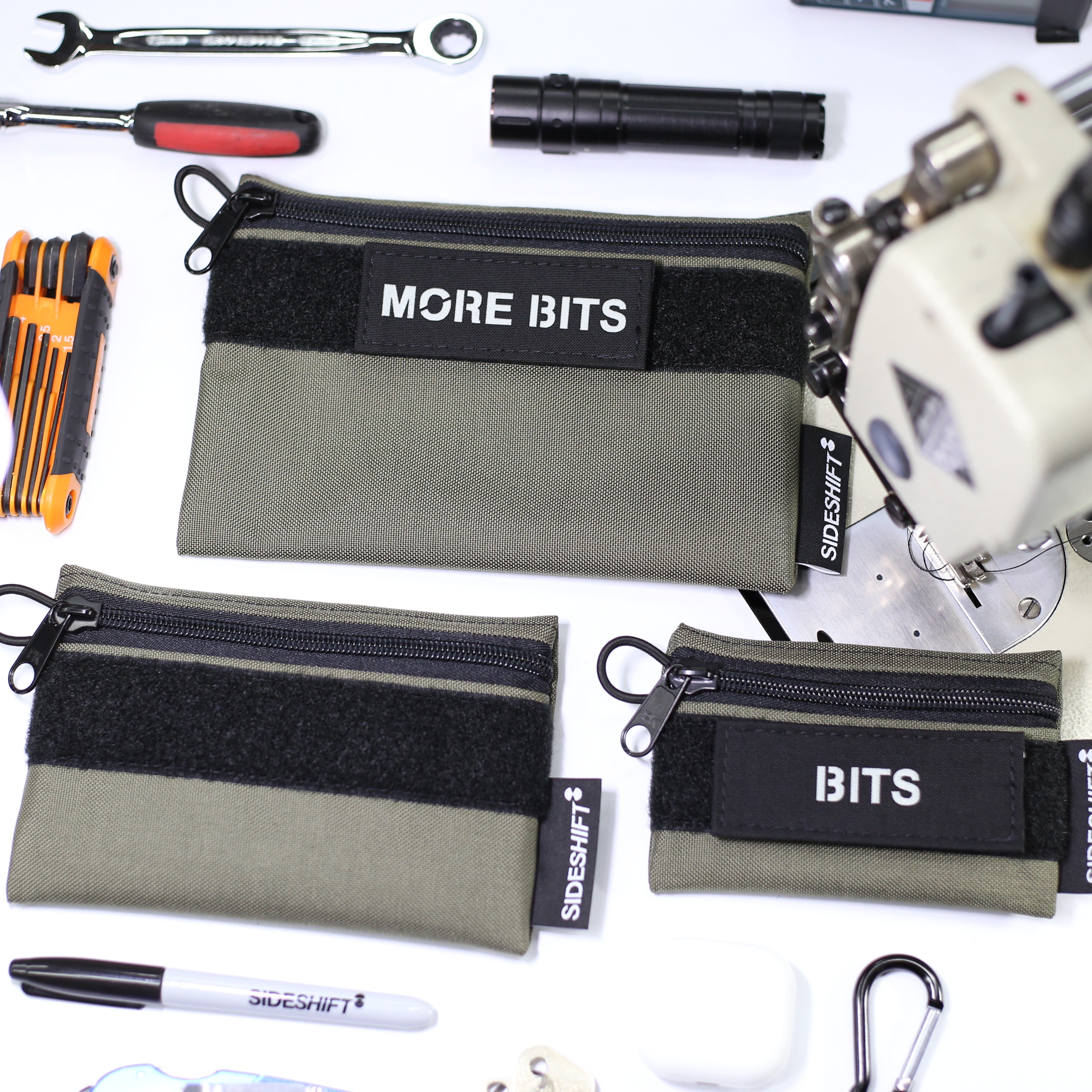 Organiser Pouches (3-Pack in Ranger Green)