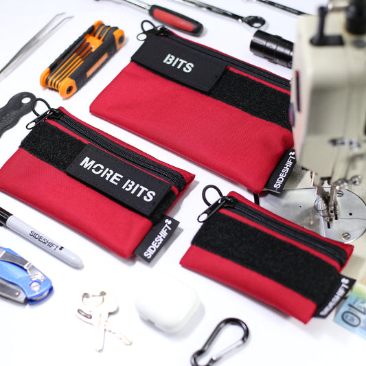 Organiser Pouches (3-Pack in Red)