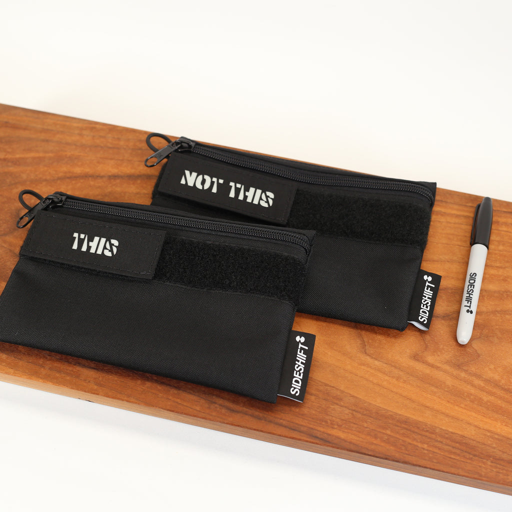 'This / Not This' Pouch Set