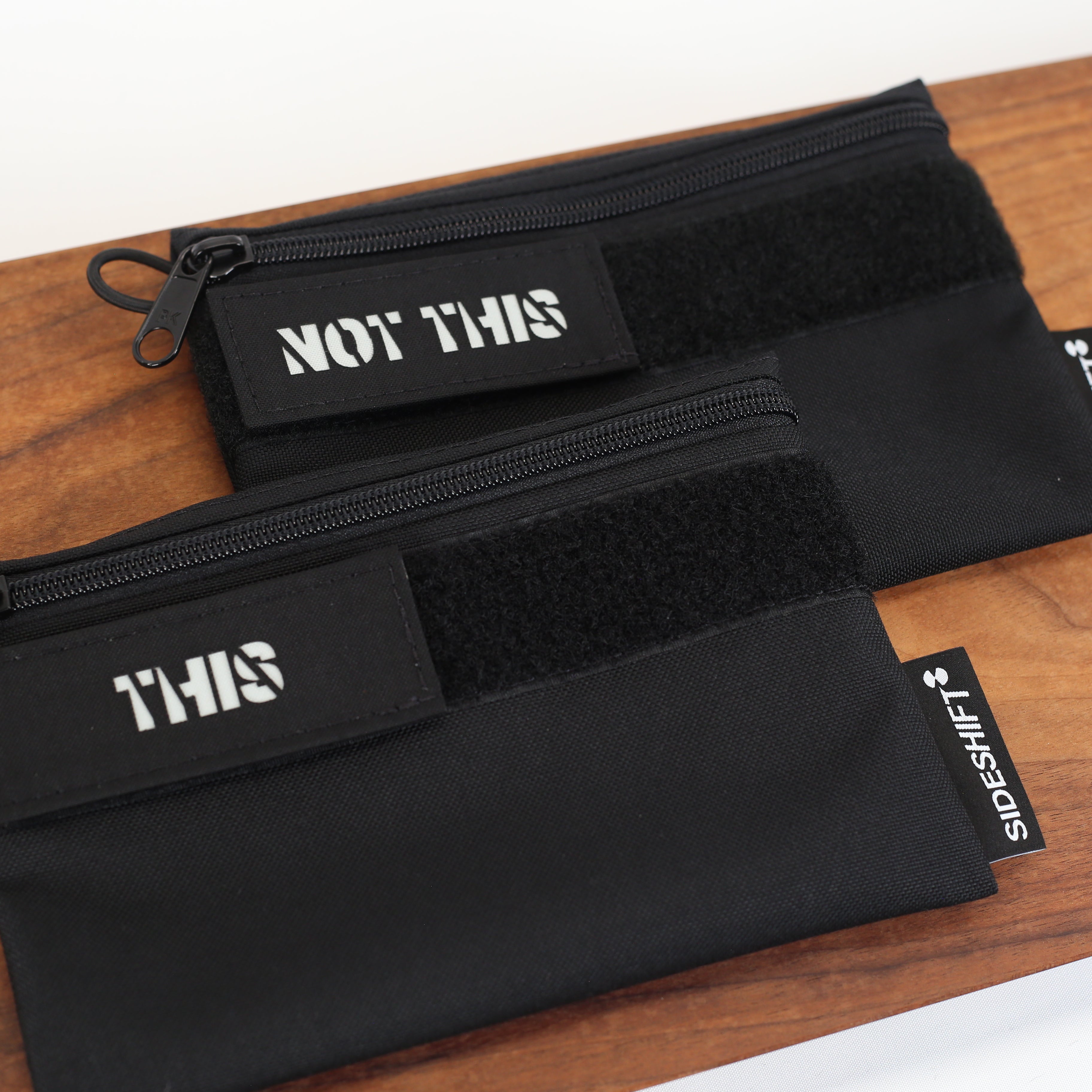 'This / Not This' Pouch Set