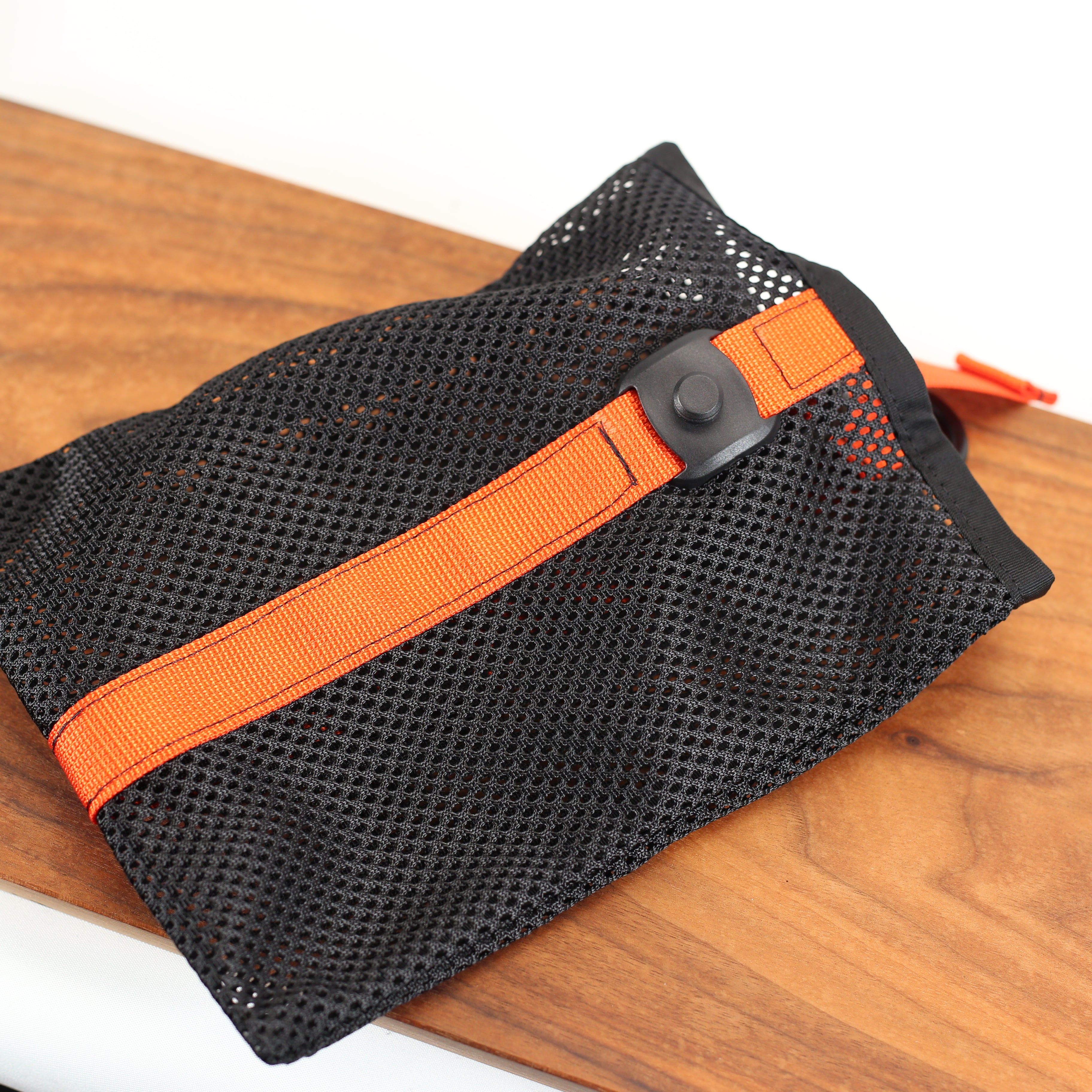 Magnetic Mesh Spare Pocket in Antec Orange