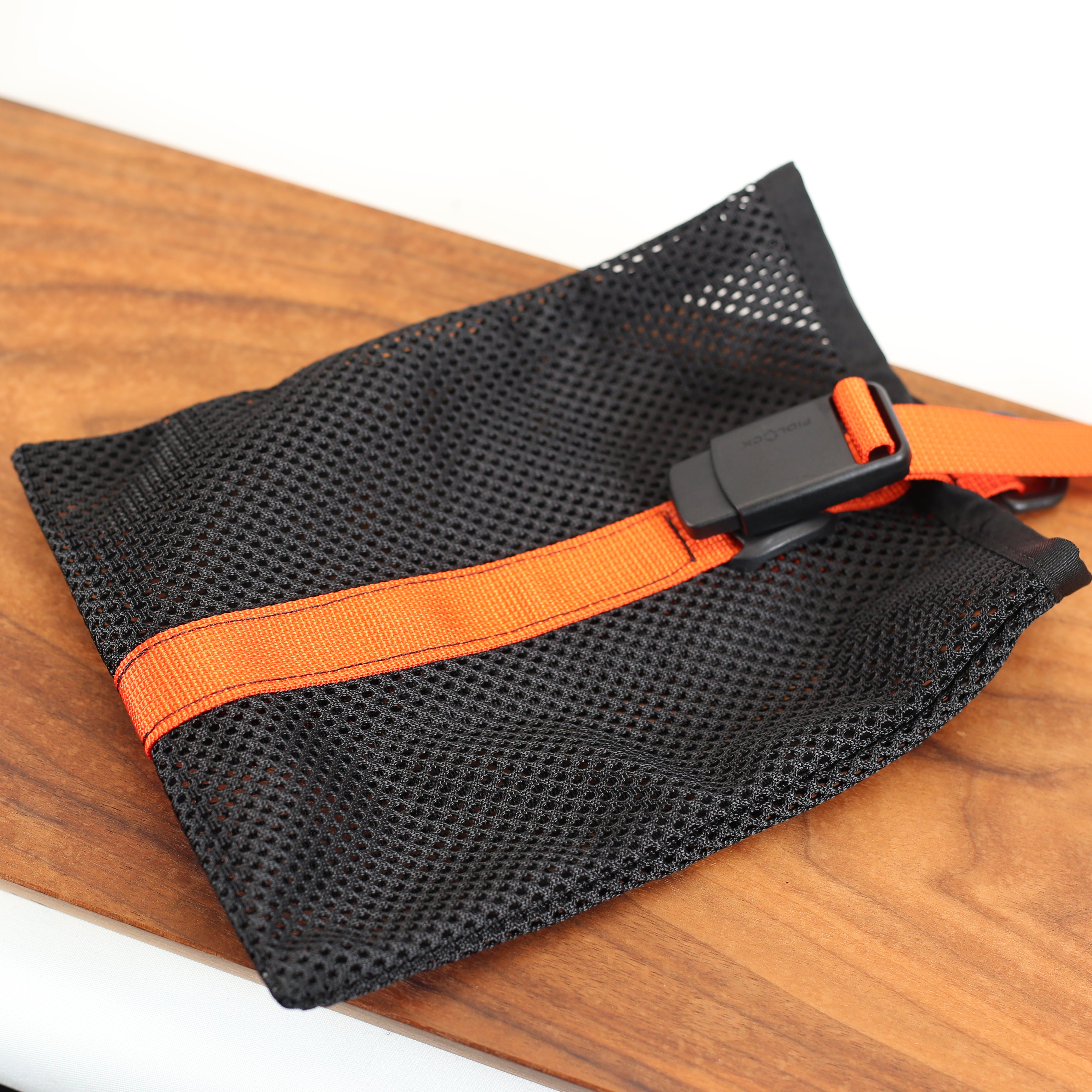 Magnetic Mesh Spare Pocket in Antec Orange