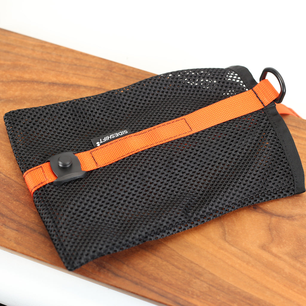 Magnetic Mesh Spare Pocket in Antec Orange