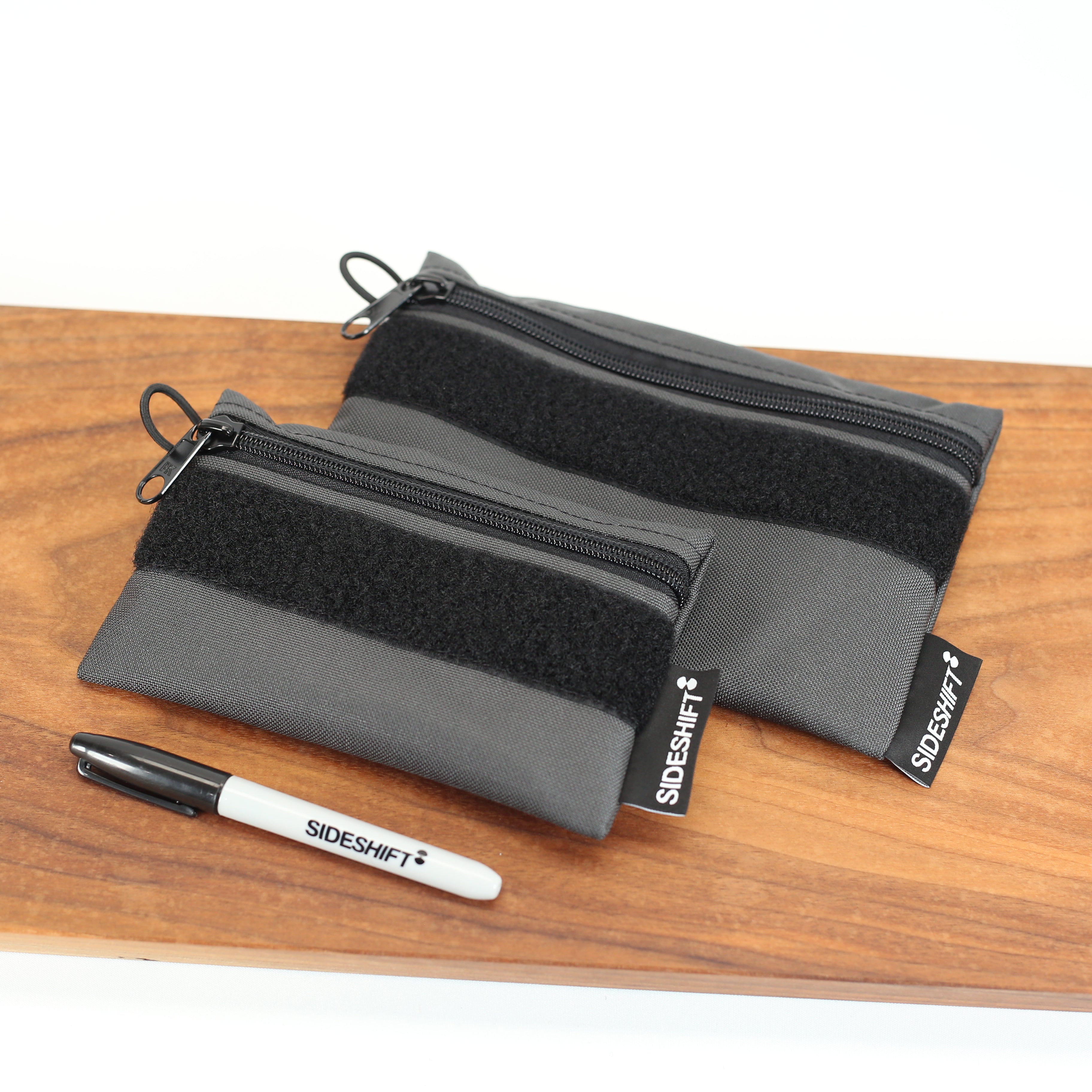 Organiser Pouch 2pc Set in Dark Grey
