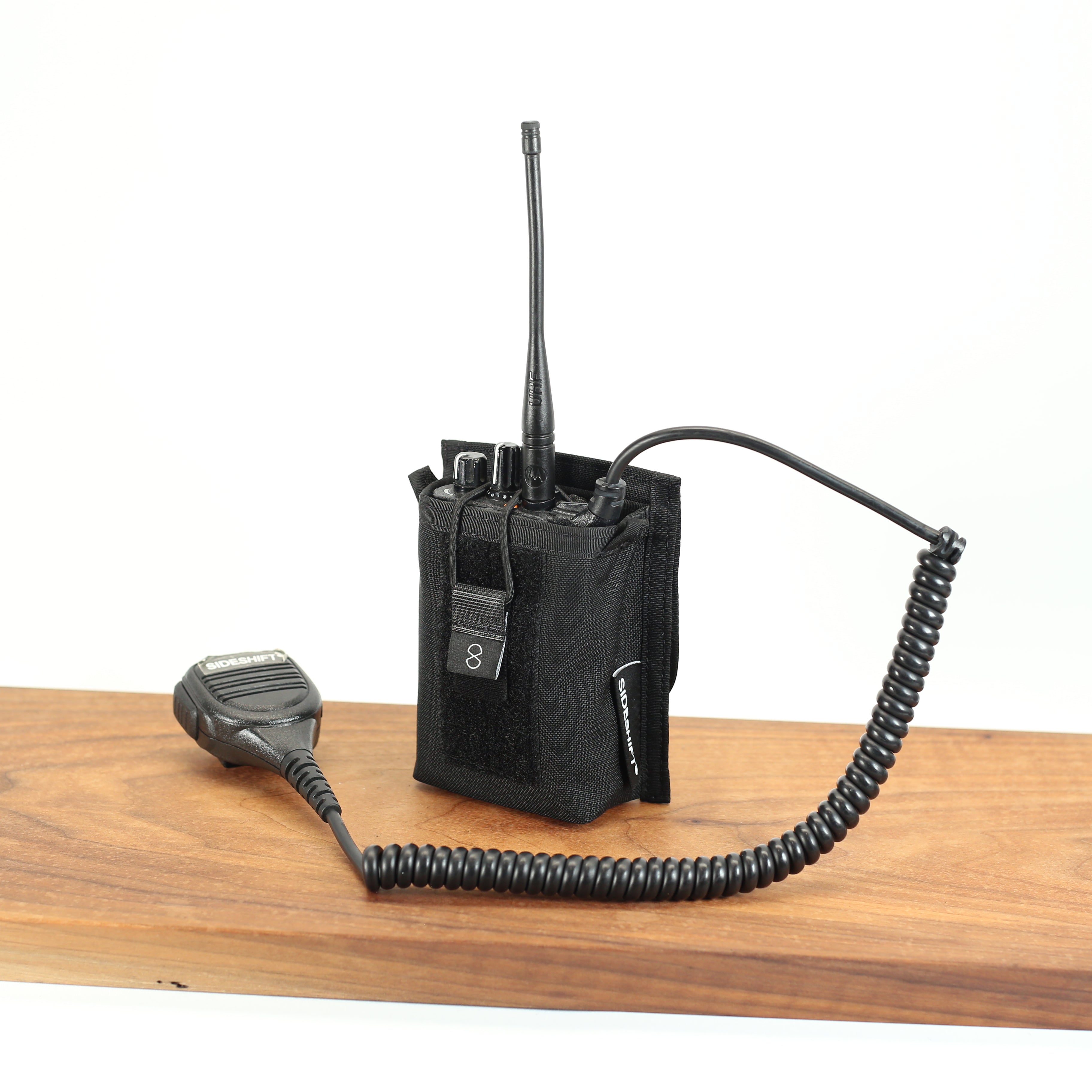 GP2 Radio Pouch in Jet Black