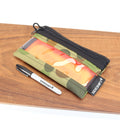 Clear Zip Pouch - AusCam x Fluro Orange