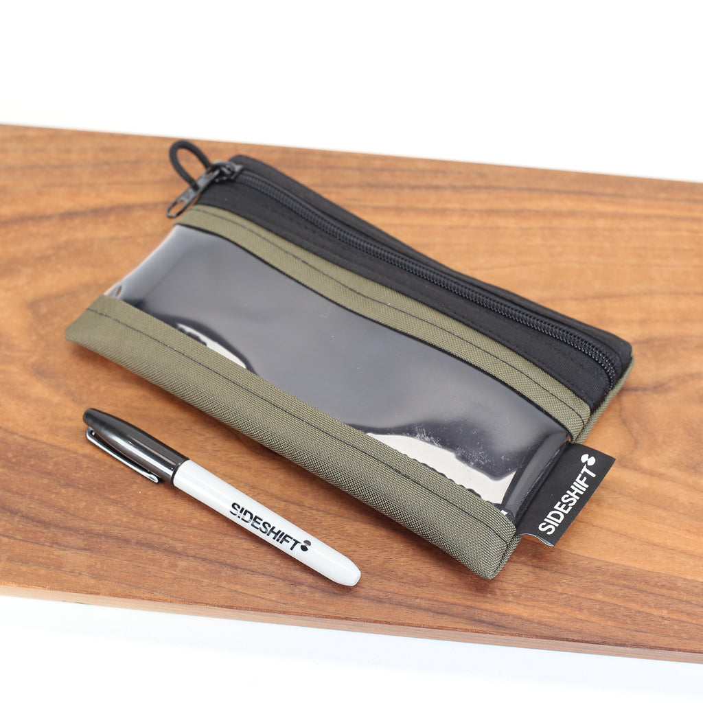 Clear Zip Pouch - Ranger x Black