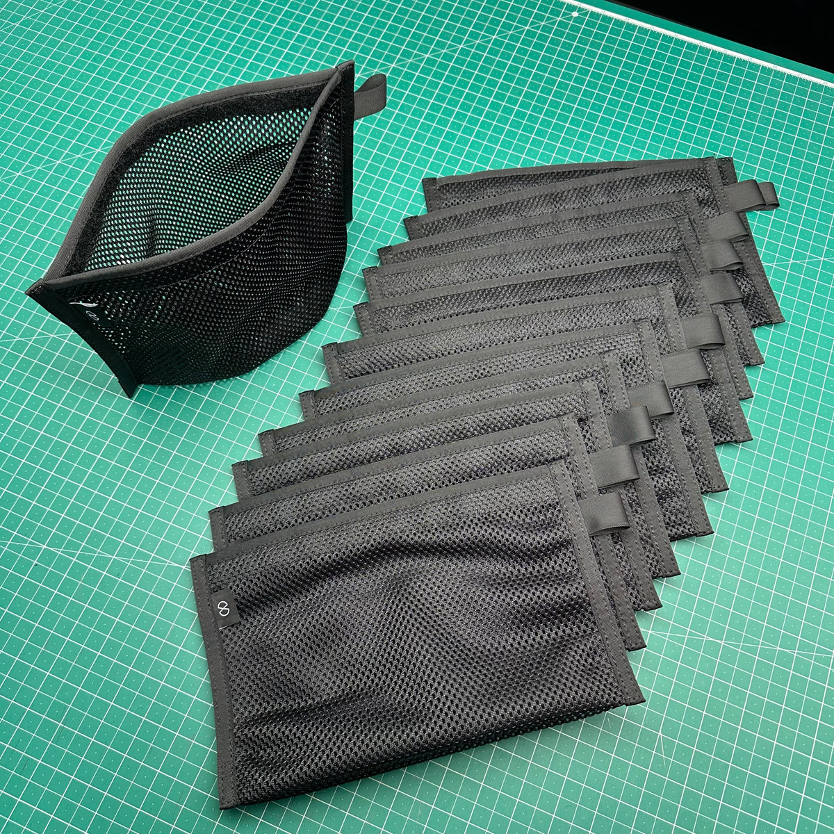 Mesh Stash Bag Black