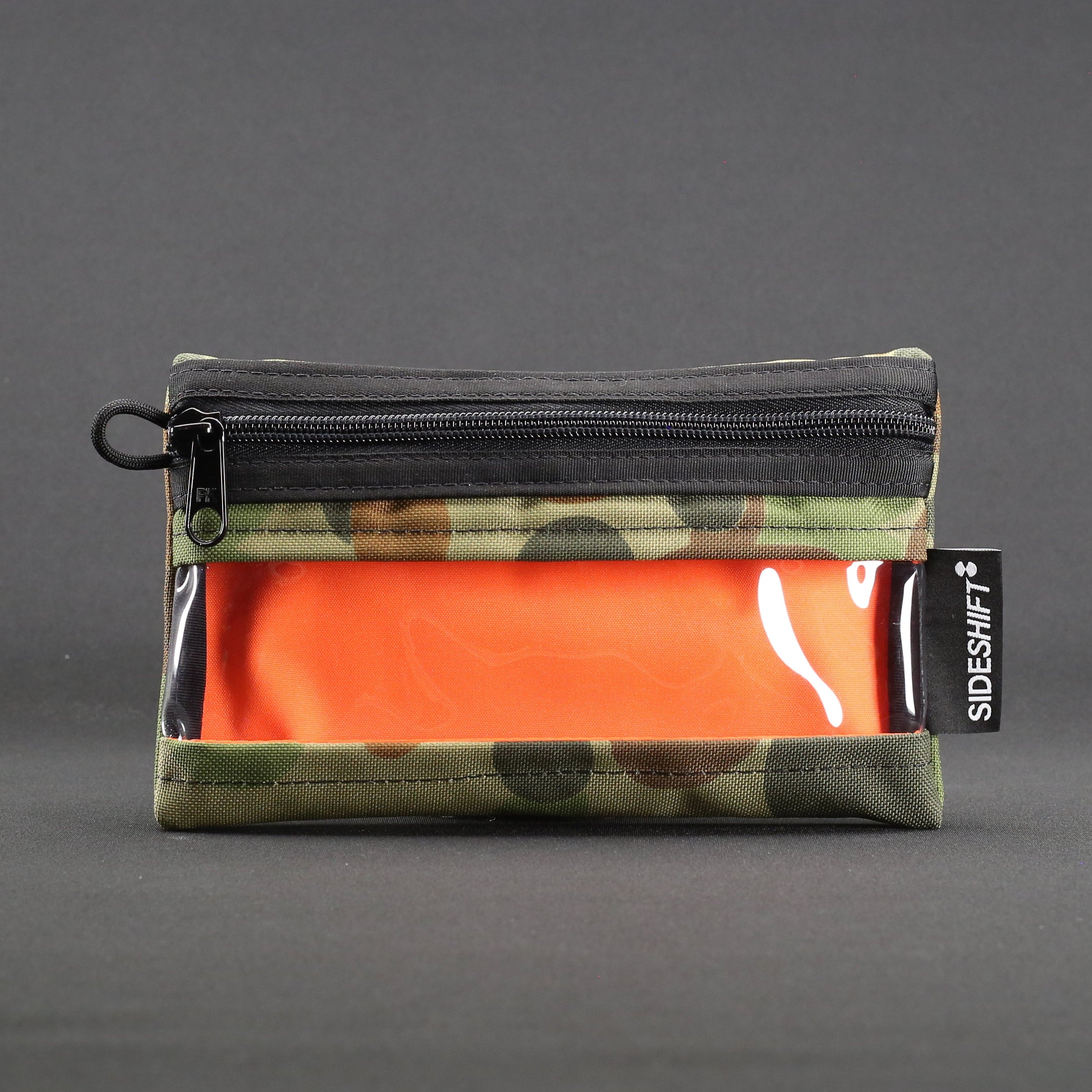 Clear Zip Pouch - AusCam x Fluro Orange
