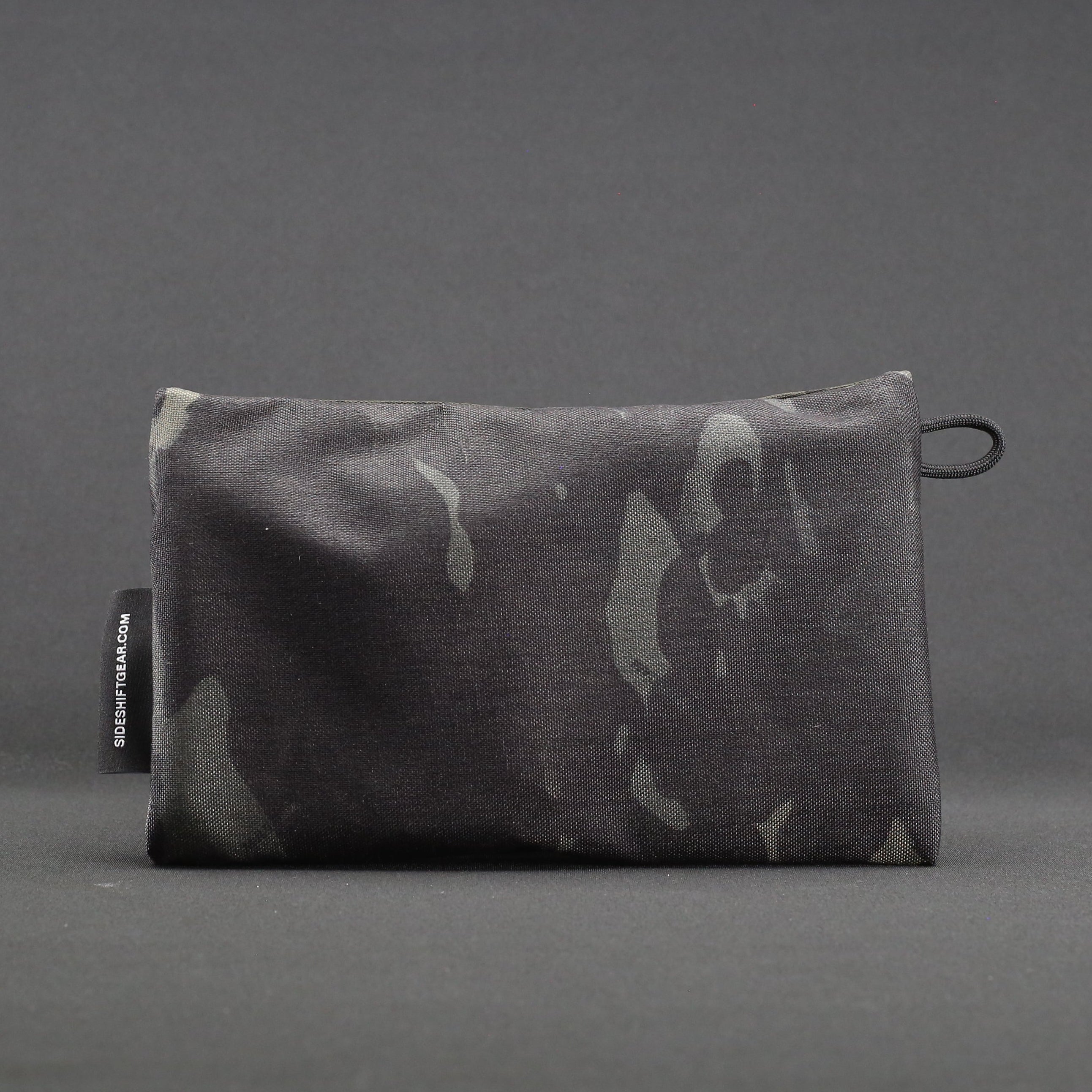 Clear Zip Pouch - MultiCam Black x Orange