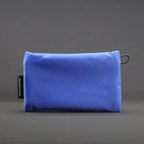 Clear Zip Pouch - Royal Blue x Fluro Orange