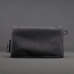Clear Zip Pouch - Black x Fluro Yellow