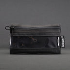 Clear Zip Pouch - Jet Black