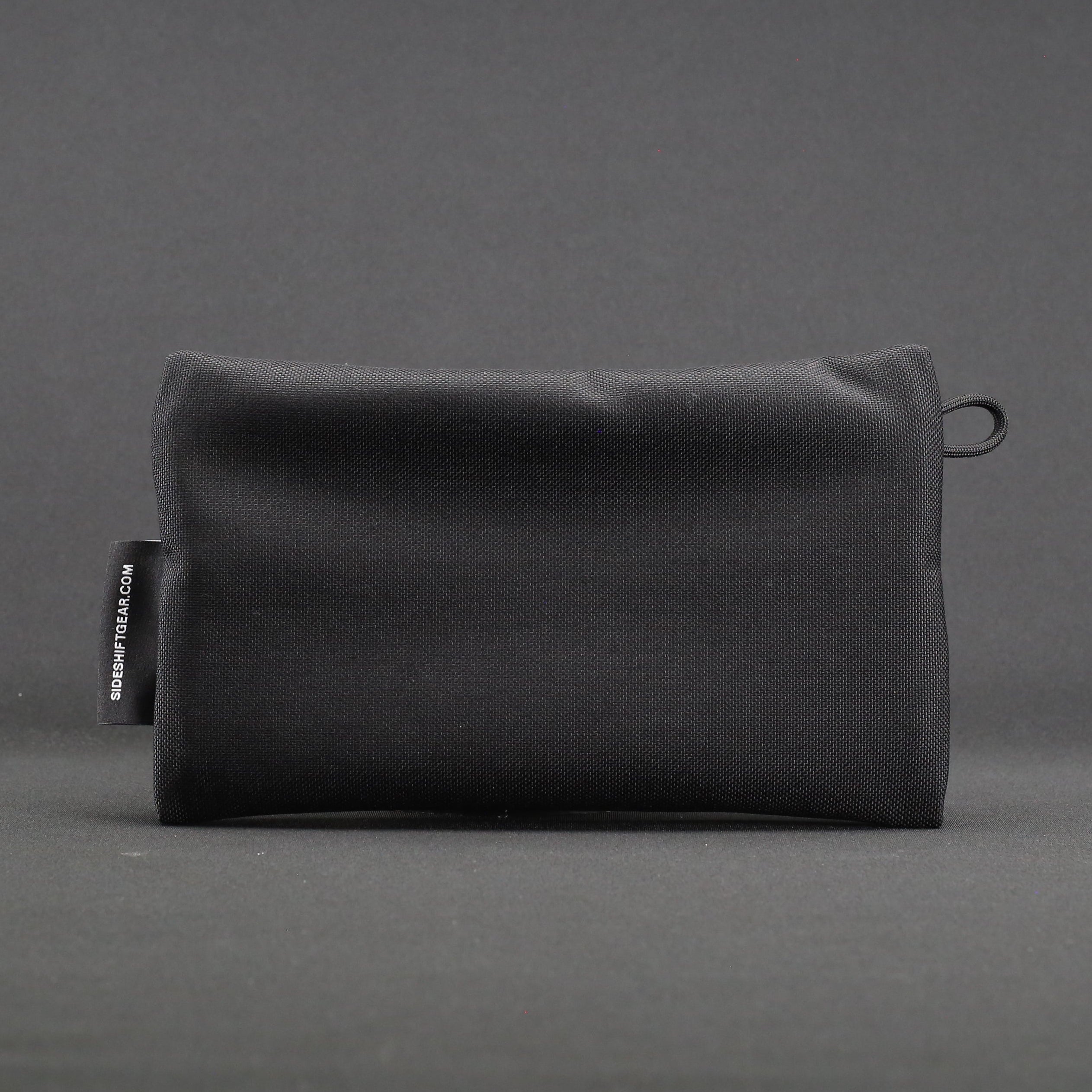 Clear Zip Pouch - Jet Black