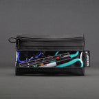Clear Zip Pouch - Jet Black