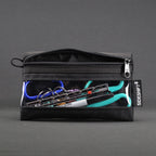 Clear Zip Pouch - Jet Black