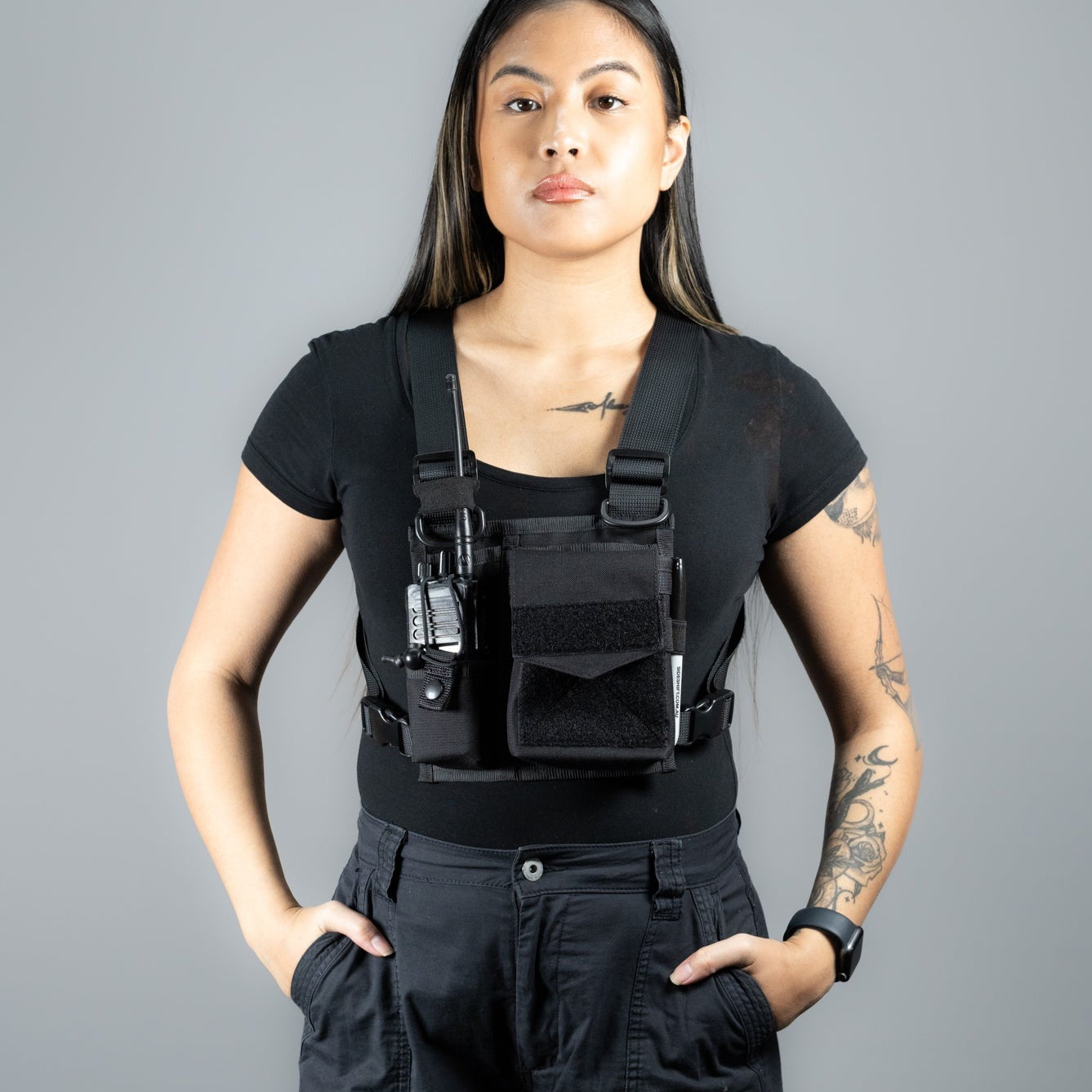 Chest Rig Type 4 (Black/Ranger Green)