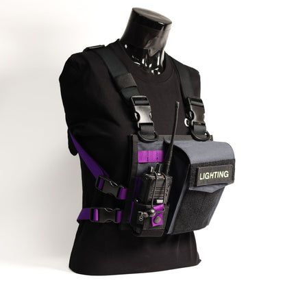 Chest Rig Type 2 (Navy/Purple/Black)
