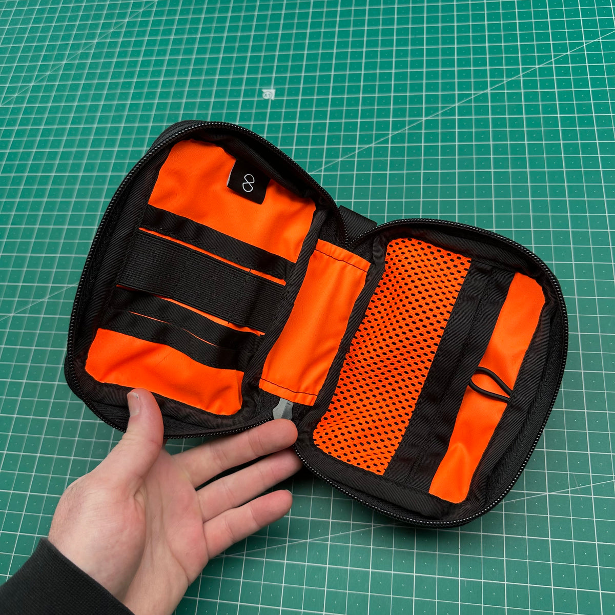 EDC Organiser Black Orange