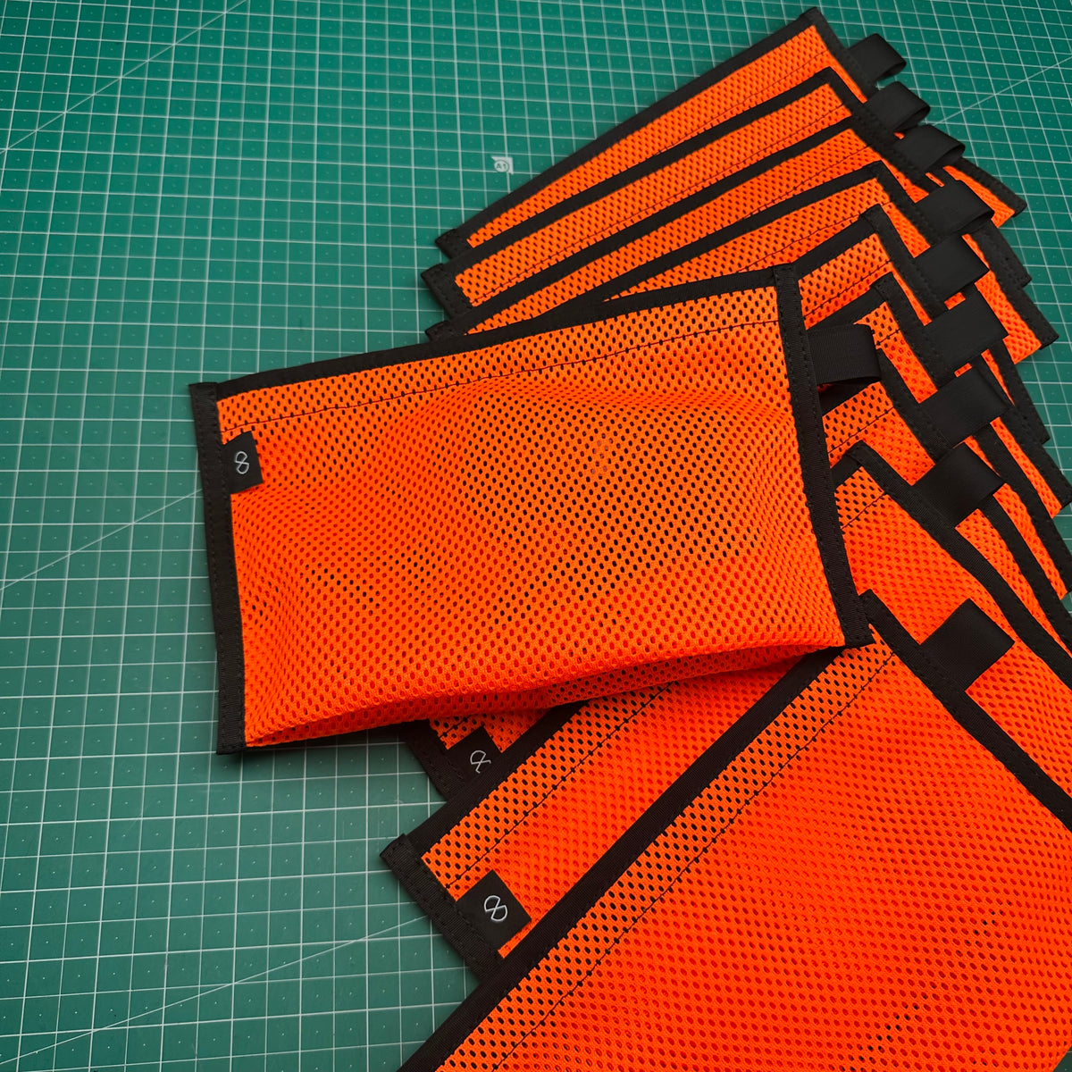 Mesh Stash Bag Fluro Orange