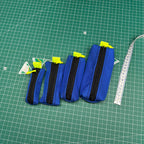 4 Pce EDC Pouch Set Blue Yellow
