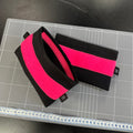 Flat Organiser Pouch Black w/ Pink Loop
