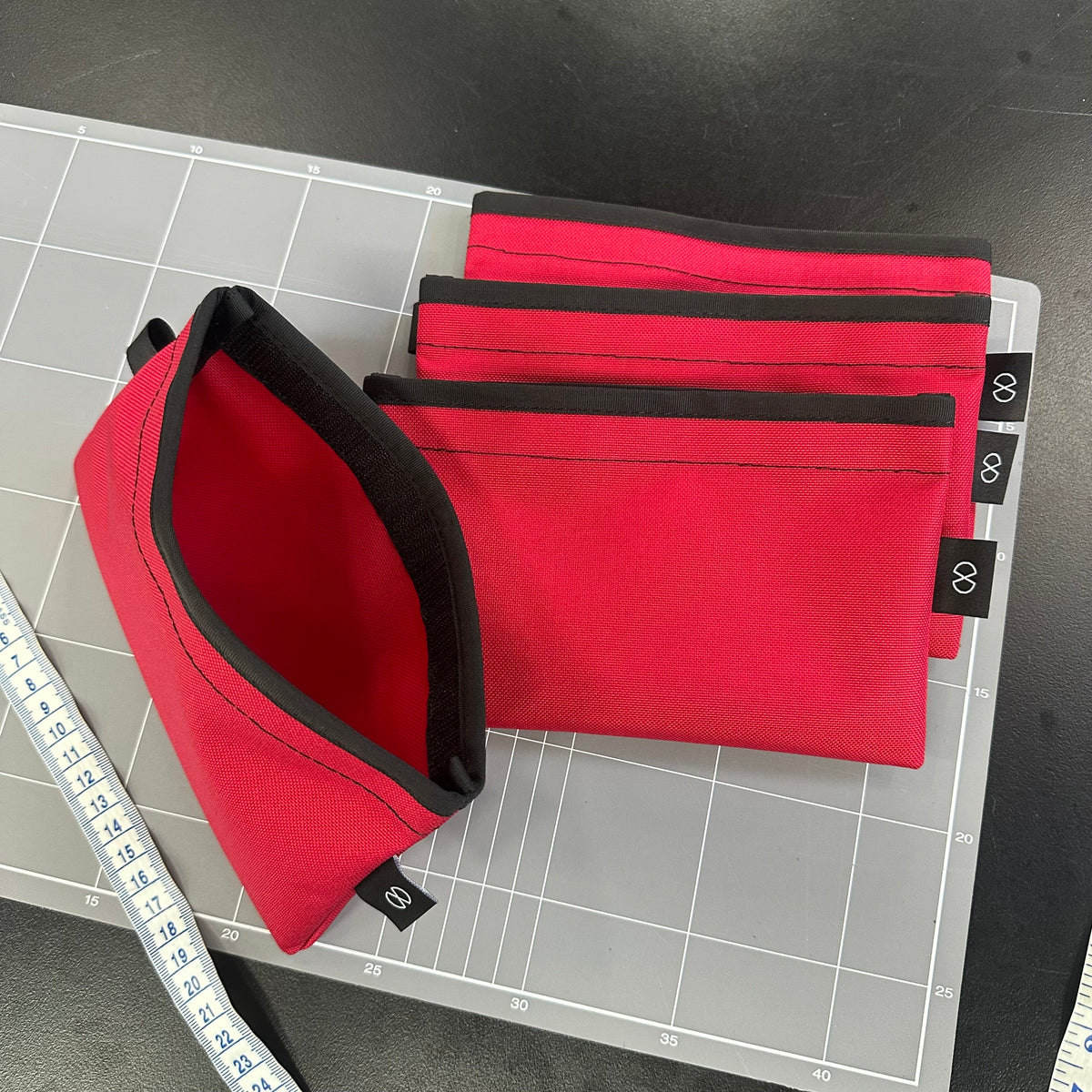 Flat Organiser Pouch Red