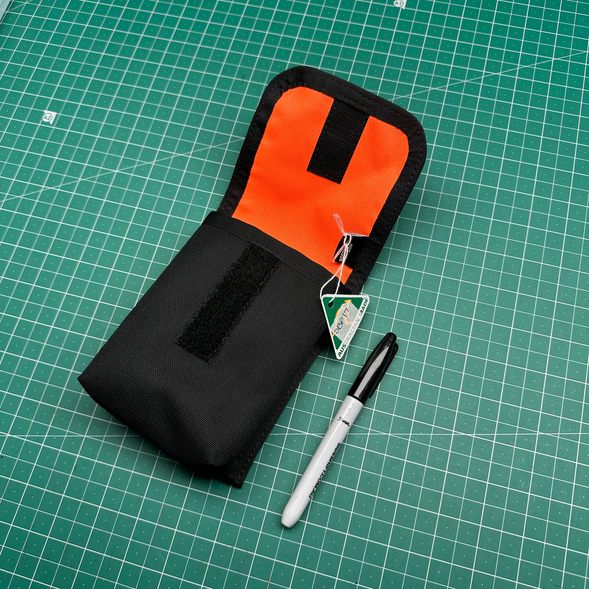 Belt Pouch Black Orange SBP17
