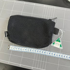 Mesh Top Zip Pouch SZP45 Black