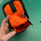 Belt Pouch Black Orange SBP17