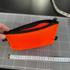 Mesh Top Zip Pouch SZP43 Orange