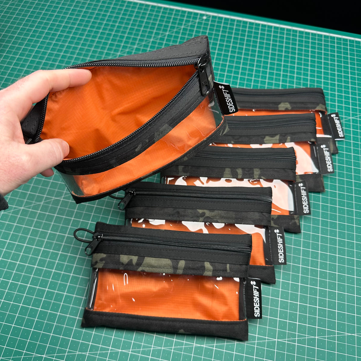 Clear Organiser MCB Orange