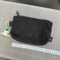 Mesh Top Zip Pouch SZP45 Black