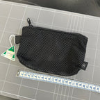 Mesh Top Zip Pouch SZP45 Black