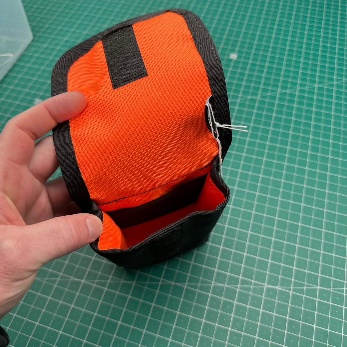Belt Pouch Black Orange SBP16