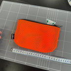 Mesh Top Zip Pouch SZP43 Orange