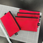 Flat Organiser Pouch Red