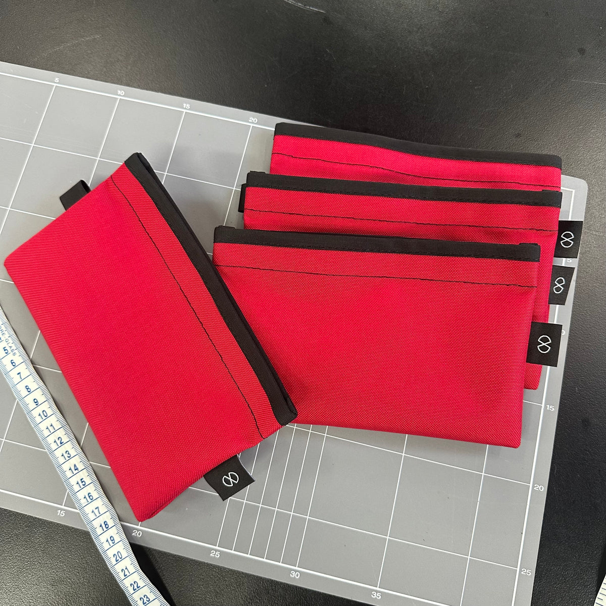 Flat Organiser Pouch Red