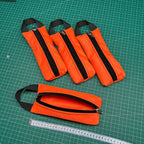 Grab Pouch - Medium Fluro Orange Locking Zip