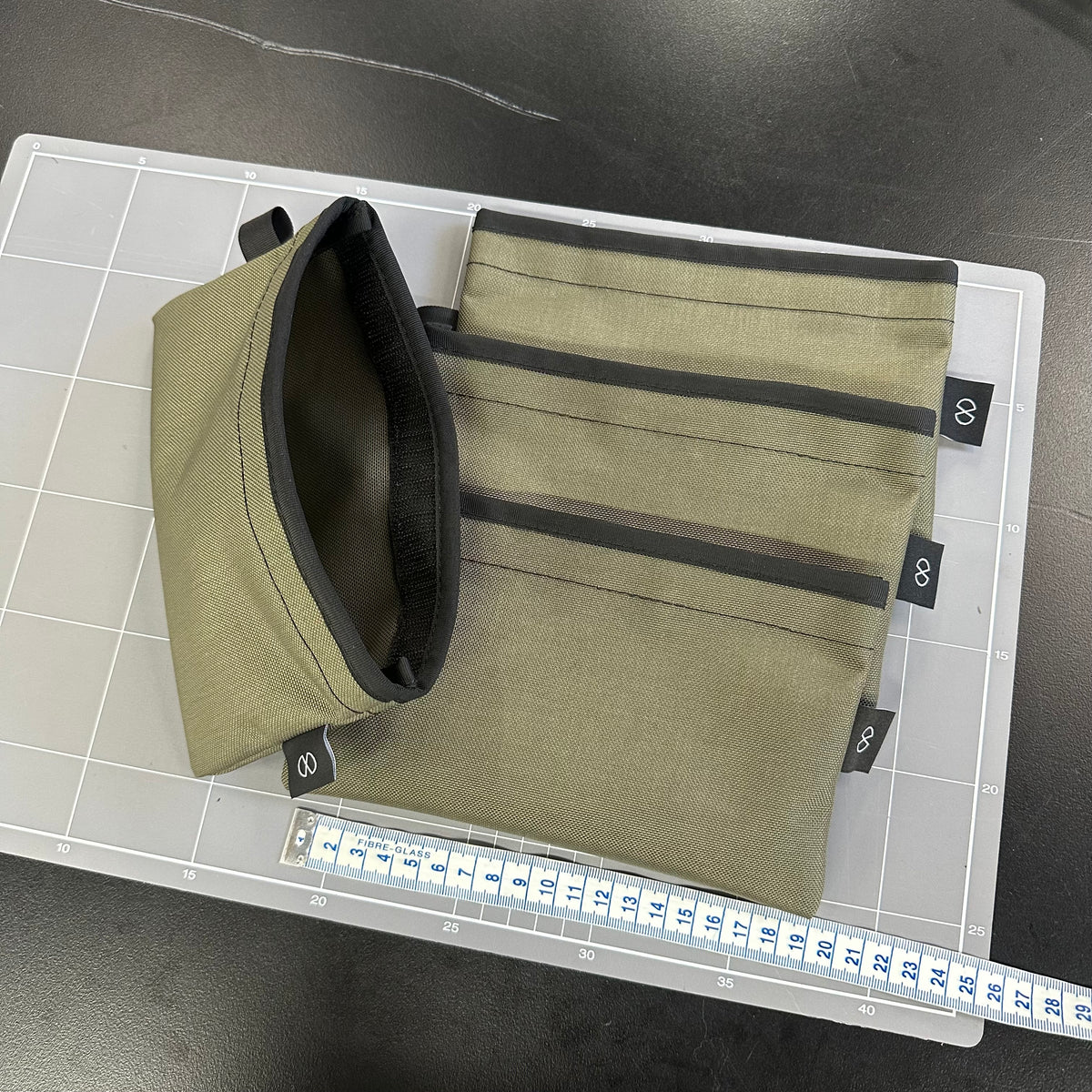 Flat Organiser Pouch Ranger Green