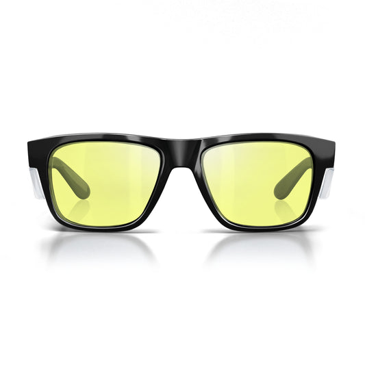 Sideshift Gear SafeStyle Fusions Black Frame Yellow Lens